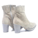 ARA Womens Ankle Boots Beige Polyester UK 4.5 Comfortable Stylish Faux Suede