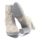 ARA Womens Ankle Boots Beige Polyester UK 4.5 Comfortable Stylish Faux Suede