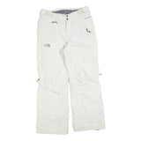 THE NORTH FACE Womens Polyester Blend White Regular Fit Trousers W30 L28 Outdoor