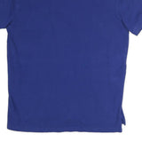 TOMMY HILFIGER Mens Blue Short Sleeve Plain XL Cotton Polo Shirt Classic