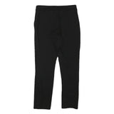 BODEN Mens Black Slim Zip Trousers W27 L24 Smart Casual Workwear