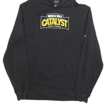 ADIDAS Mens Black Muscle Milk Catalyst Pullover Hoodie M Sports Sweatshirt