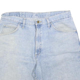 WRANGLER Mens Light Blue Denim Casual Shorts L W34 Classic Fit Cotton Blend