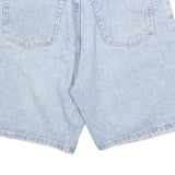 WRANGLER Mens Light Blue Denim Casual Shorts L W34 Classic Fit Cotton Blend