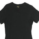 POLO RALPH LAUREN Womens Black T-Shirt L Short Sleeve Crew Neck Classic Cotton