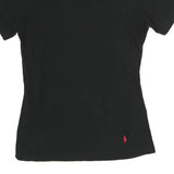 POLO RALPH LAUREN Womens Black T-Shirt L Short Sleeve Crew Neck Classic Cotton