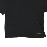 TRUE RELIGION Mens Black Graphic T-Shirt XL Short Sleeve Crew Neck Cotton Blend