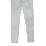 LEVI'S Womens Slim Skinny Denim Light Blue Jeans W27 L32 Slim Fit Zip Closure