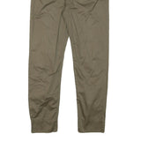 SANDRO FERRONE Womens Cotton Blend Beige Slim Straight Trousers W29 L26 Casual