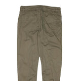 SANDRO FERRONE Womens Cotton Blend Beige Slim Straight Trousers W29 L26 Casual