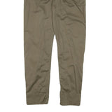 SANDRO FERRONE Womens Cotton Blend Beige Slim Straight Trousers W29 L26 Casual