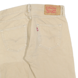 LEVI'S Mens Shorts Beige Casual Plain M W30 Cotton Blend Summer Style