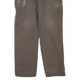 CARHARTT Mens Jeans Brown Regular Straight Denim Medium W36 L32 Relaxed Fit Zip