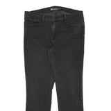 LEVI'S Womens Slim Black Denim Jeans W33 L29 Cotton Blend Zip Casual Fashion