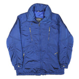 ALASKA Womens Blue Jacket M Polyester Blend Zip Padded Outdoor Lightweight