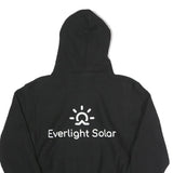 CHAMPION REVERSE WEAVE Mens Black Everlight Solar Hoodie M Cotton Blend Pullover
