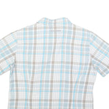 MAMMUT Womens Blue & Beige Checked Shirt L Cotton Blend Lightweight Casual