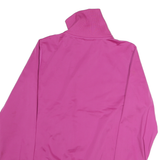 PUMA Womens Pink Jacket L Polyester Track Plain Zip Casual Sportswear
