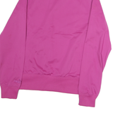 PUMA Womens Pink Jacket L Polyester Track Plain Zip Casual Sportswear