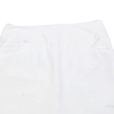 ADIDAS Womens White Short Polyester Blend Mini Skort Casual Sport Tennis Wear S