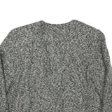 NORUND LIFE Womens Grey Wool Blend Button Jacket M Classic Plain Stylish Warm