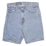 LEVI'S Mens Shorts Blue Casual Denim L W32 Classic Cotton Blend 505