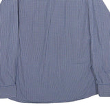 TOMMY HILFIGER Mens Blue Check Shirt XL Classic Cotton Long Sleeve Button