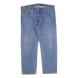 LEVI'S 505 Mens Blue Regular Straight Denim Medium W40 L30 Zip Cotton Blend