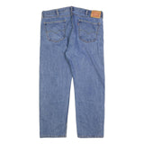 LEVI'S 505 Mens Blue Regular Straight Denim Medium W40 L30 Zip Cotton Blend