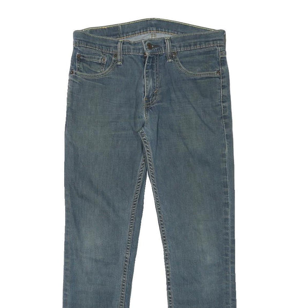 LEVI'S 511 Mens Slim Blue Denim Medium W29 L27 Zip Jeans