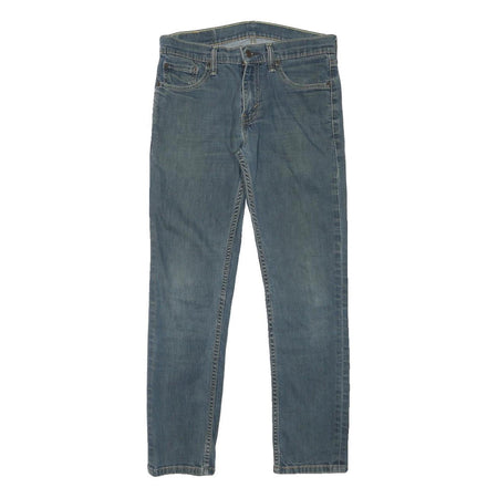 LEVI'S 511 Mens Slim Blue Denim Medium W29 L27 Zip Jeans