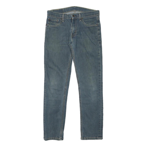 LEVI'S 511 Mens Slim Blue Denim Medium W29 L27 Zip Jeans
