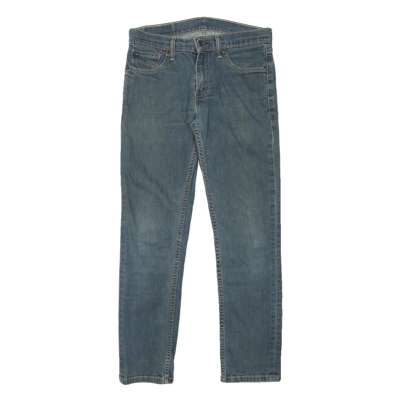 LEVI'S 511 Mens Slim Blue Denim Medium W29 L27 Zip Jeans
