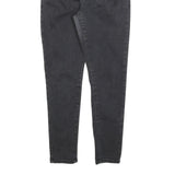 LEVI'S Womens Slim Black Denim Skinny Jeans Cotton Blend Zip W31 L30 Classic Fit
