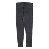 LEVI'S Womens Slim Black Denim Skinny Jeans Cotton Blend Zip W31 L30 Classic Fit