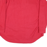 WOOLRICH Mens Red Cotton Blend Shirt XL Casual Button Up Pocketed