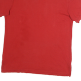 TOMMY HILFIGER Mens Red Short Sleeve Plain M Cotton Polo Shirt Classic Fit