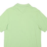 KAPPA Mens Light Green Short Sleeve Plain Polo Shirt L Logo Cotton Blend