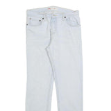 LEVI'S 502 Boys Jeans White Regular Tapered Denim Light W32 L29 Stylish Fit