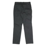 THE NORTH FACE Mens Cotton Blend Black Regular Straight Trousers W30 L30 Casual