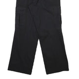 DICKIES Mens Black Regular Fit Straight Leg Trousers W32 L30 Workwear Cargo