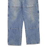 DICKIES Mens Jeans Blue Regular Regular Denim Medium W38 L30 Workwear Zip