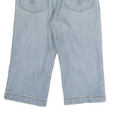 H.I.S Mens Blue Regular Fit Straight Cotton Denim W32 L20 Casual Jeans