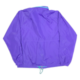 WOOLRICH Mens Purple Turquoise Zip Up Outdoor Jacket L Polyester Plain