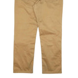 LEVI'S Mens Cotton Blend Beige Regular Straight Trousers W34 L29 Casual Zip