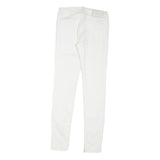ALL SAINTS Womens White Regular Skinny Denim Jeans Cotton Blend W26 L29 Stylish