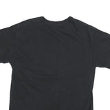 CHAMPION Mens Black Graphic T-Shirt M Short Sleeve Crew Neck Cotton Blend