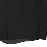 ZARA Womens Black Basic Long Sleeve Round Neck Top M Lightweight