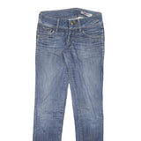 GAS Womens Slim Blue Denim Slim Jeans W28 L31 Casual Zip Cotton Blend