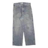 CARHARTT Womens Regular Blue Denim Cotton Blend Jeans W30 L28 Button Closure